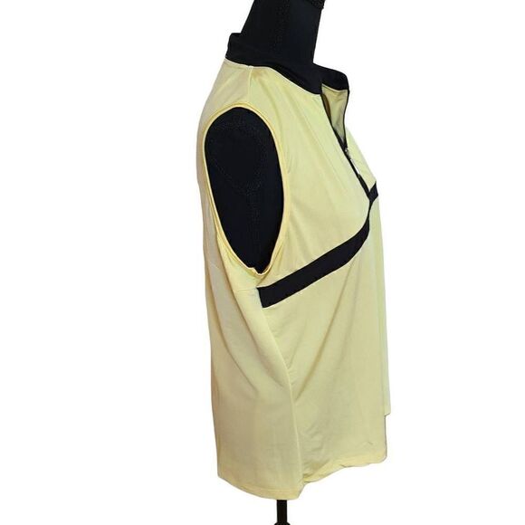 Jamie Sadock Womens Golf Sleeveless Mock Collar Tank Top Large - Picture 2 of 9